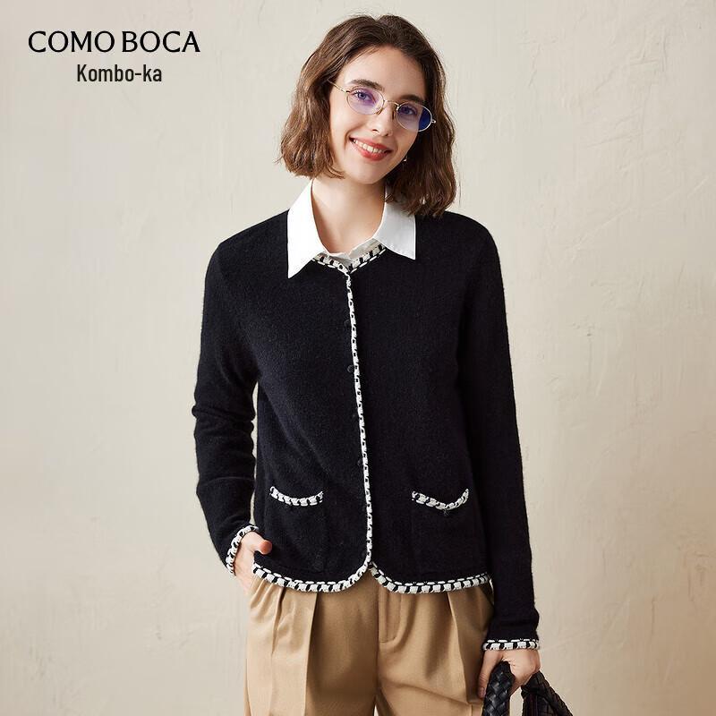 

Женский кашемировый кардиган премиум-класса в стиле колор-блок XL