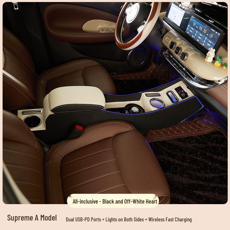 Armrest Storage Box for Wuling Bingo Electric Vehicle Interior Modification