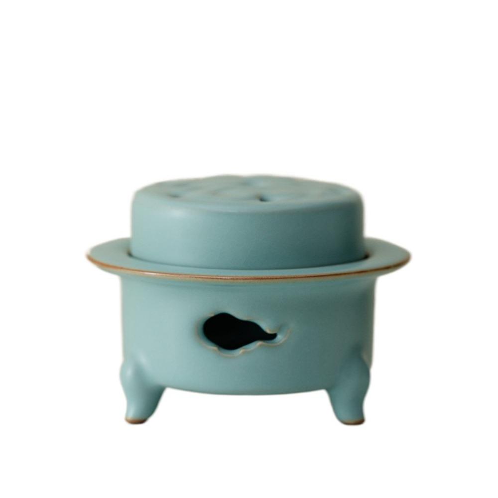 

Керамическая сандаловая агаровая печь Креативный держатель для ароматерапии Благовония Горелка Кемпинг Сад Style 2