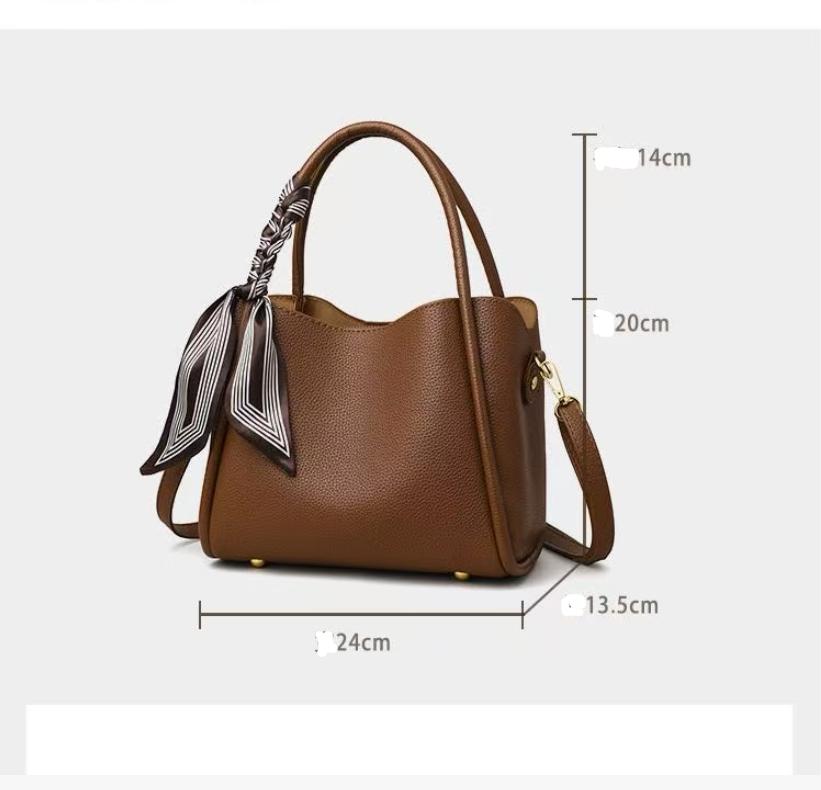 New autumn and winter fashion all-match retro style handbag solid color adjustable shoulder strap shoulder messenger bag
