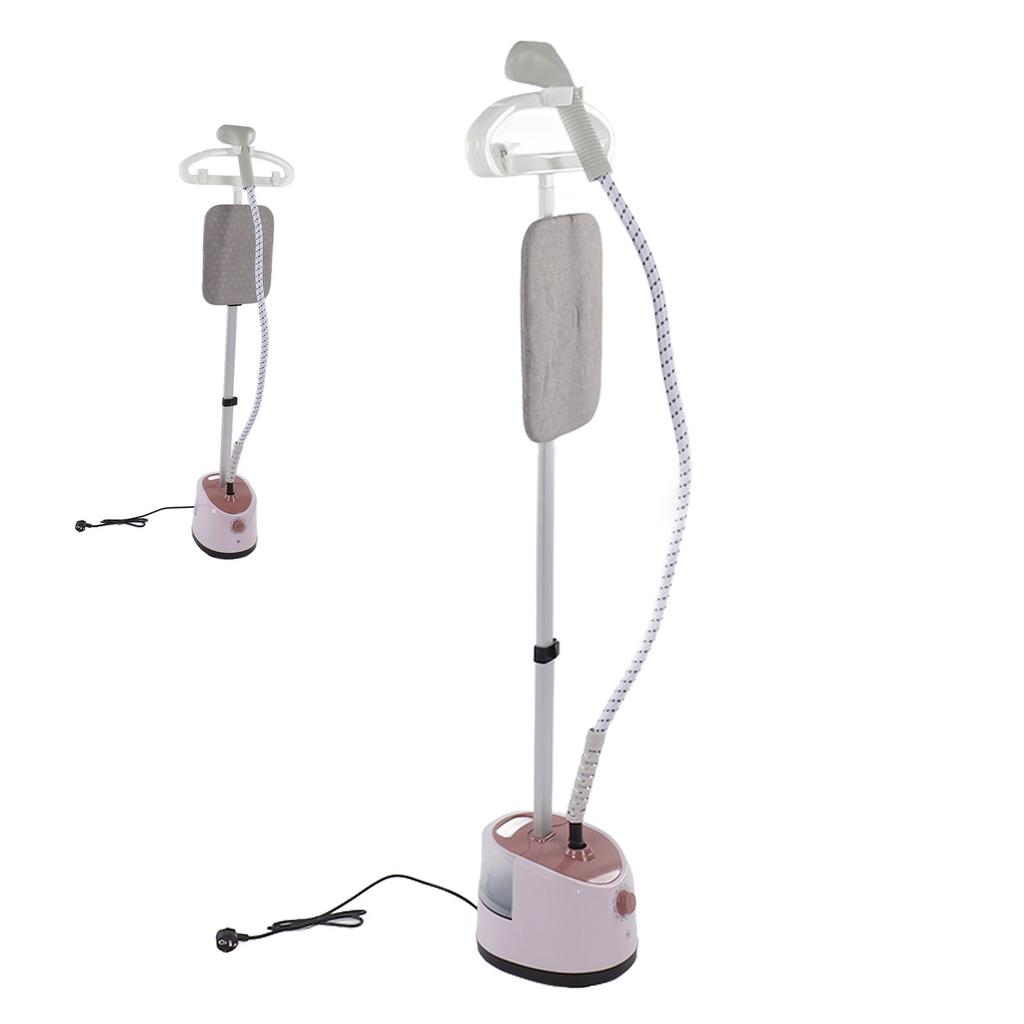 Standing Fabric Steam Iron with Hanger Pink 2000W   Powerful Garment Steam Iron for Home