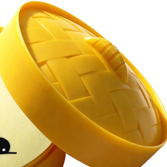 Cute Steamed Bun Squeeze Toy Realistic Soft TPR Fidget for Stress Relief Non-Sticky Slow Rebound Decompression Gadget for Kids Adults
