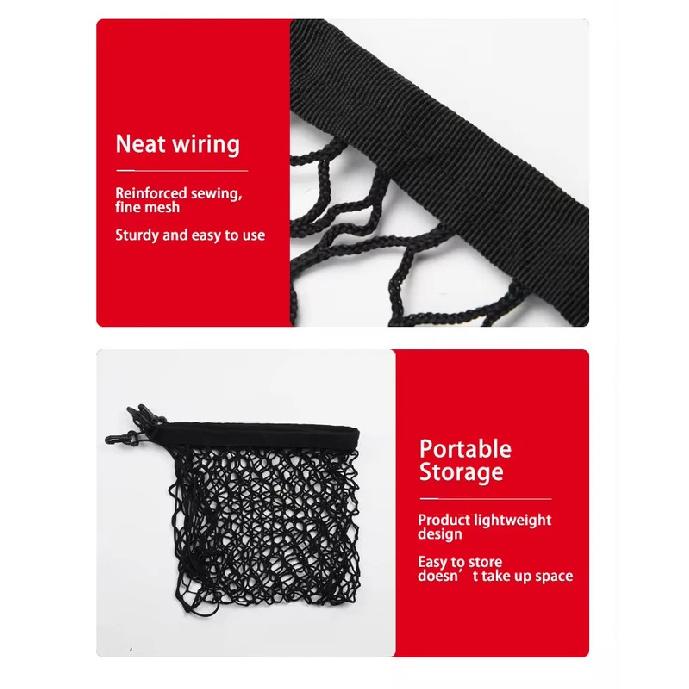 For Haval Big Dog Dargo X H7 ~2025 Auto Back Mesh Trunk Car Trunk Net Organizer Elastic Luggage Storage Bag Car Accessories