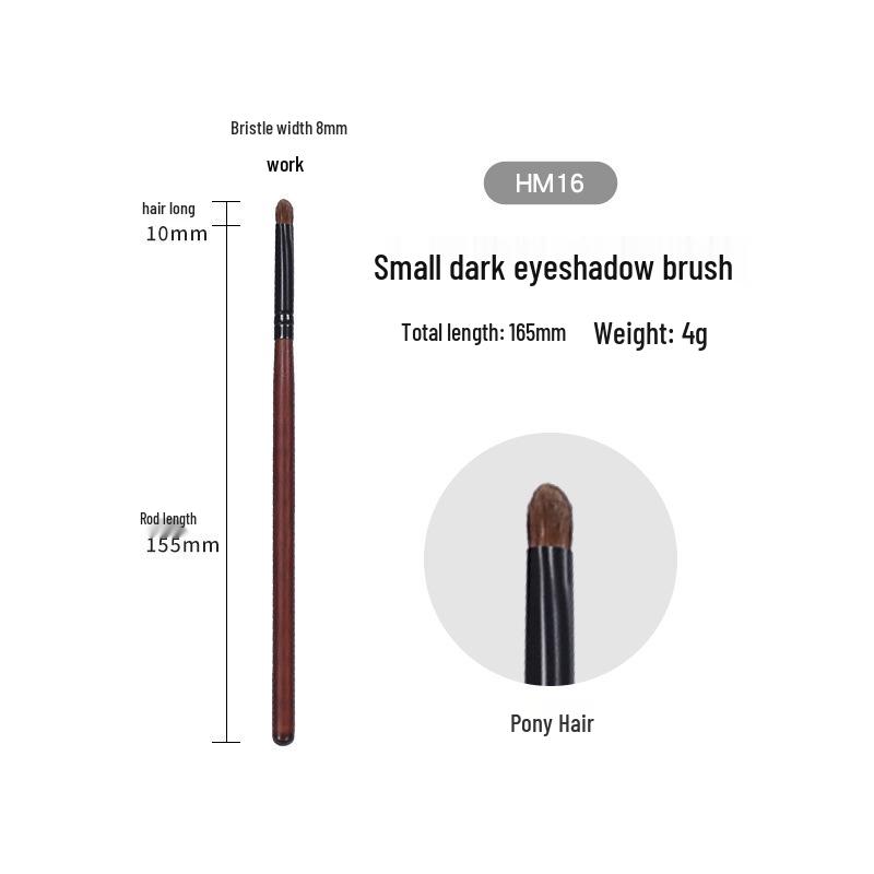 26-teiliges professionelles Make-up-Pinselset - Tierhaarpinsel für Lidschatten, Highlighter, Foundation und Rouge