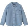 Balabala Boys' Denim Long Sleeve Shirt