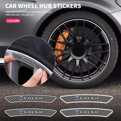 4 szt. Naklejka z emblematem na felgę samochodową Dekoracja Dla Rdesign Polestar AWD V50 S60 XC60 S40 XC40 XC90 V60 S80 S90 V90 V70 T6