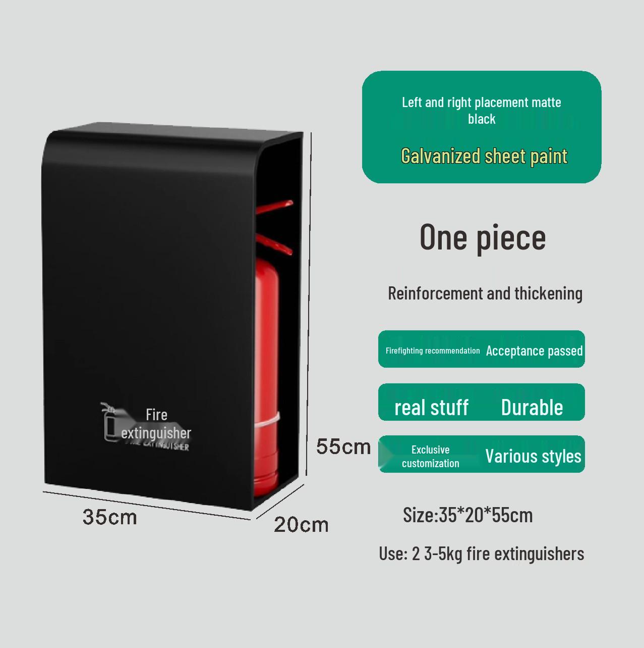 Commercial Fire Extinguisher Storage and Concealment Box