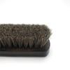 Hemuma Haarschuhbürste, ölpoliert, mattes Wildleder, Wildleder und grau entferntes Lederwerkzeug, dunkelbraun 17cm
