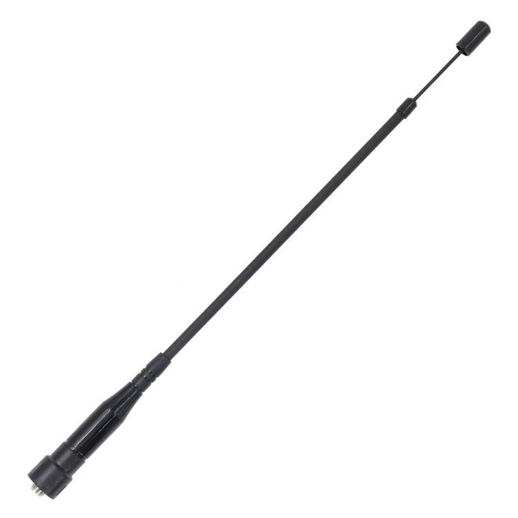 

T6 Retractable Dual-Band UV Walkie-Talkie Antenna, Bendable Design, Length: 21.5cm (retracted) to 36cm (extended). Other