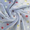 Polka Dot Double-Sided Flannel Fleece Fabric for Blankets, Pajamas, Cushions, Pet Beds