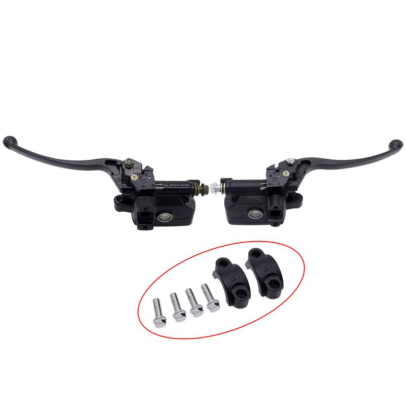 1 pár univerzálních 7/8" motocyklových 10mm spojkových pák hlavního brzdového válce pro příslušenství pro motocykly 125 ccm