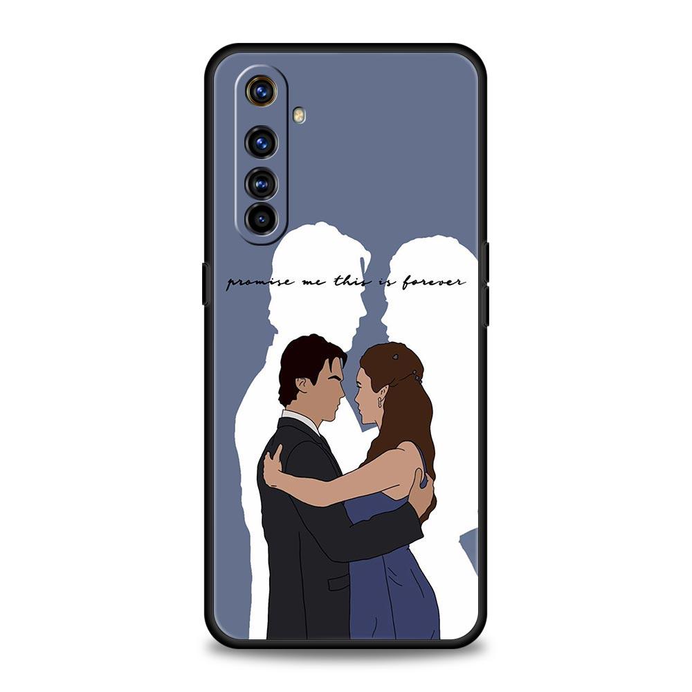 

The Vampire Diaries Damon For Realme GT Neo 2 3 3T 5 Phone Case 12 11 5G 10 9 8 5G 7 6 GT5 GT3 GT2 Pro C21 C11 C25 C35 Cover Realme 9 Pro