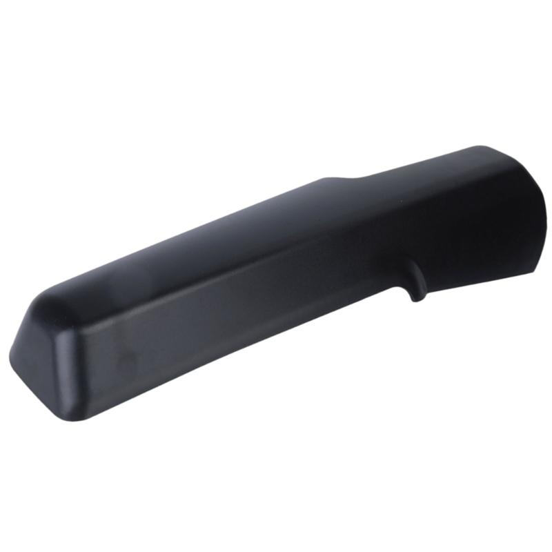 68263392AA 304 Stainless Steel Rear View Mirror Cover Replacement, 68263393AA Black Textured Clip-On Shell for Exterior Housing Repair