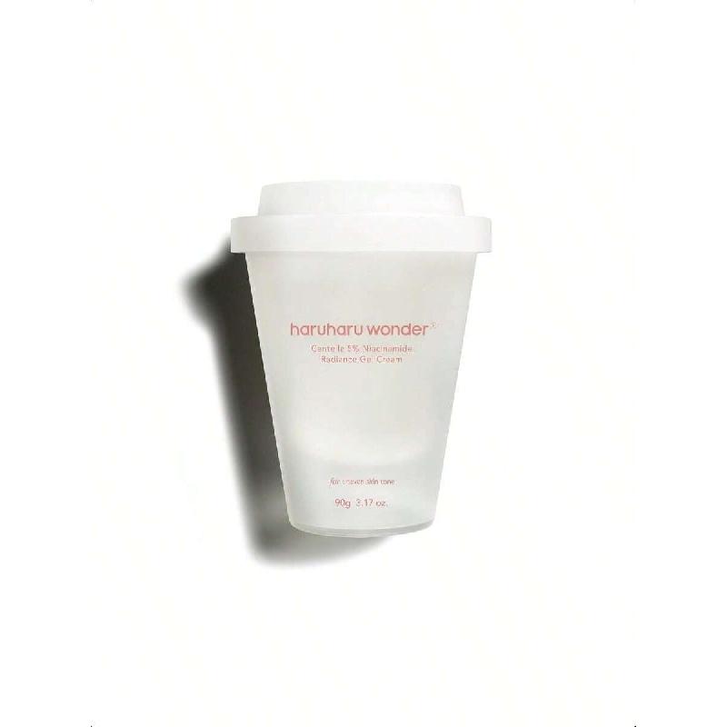 HaruHaru Wonder Centella 5% Niacinamide Radiance Gel Cream, Reduces Fine Lines, Improves Skin Tone, Pore Minimizer, Hydrating & Soothing40g