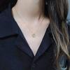 S925 Sterling Silver 18K Gold Plated Pendant Necklace for Women | Daily Wear Minimalist Clavicle Chain Fashion Jewelry Gift
