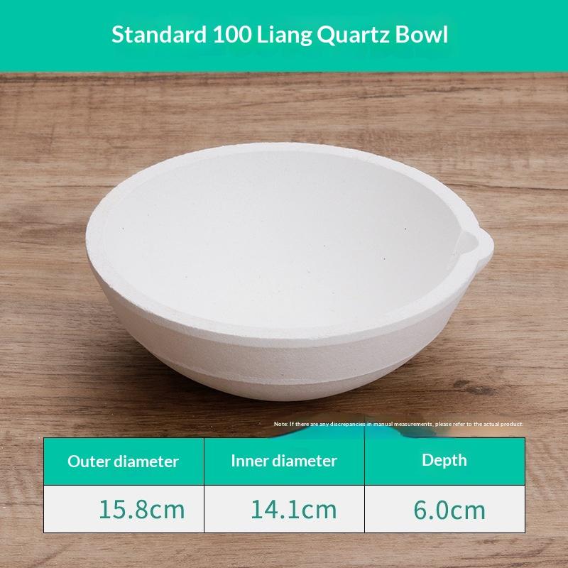 1Pcs High Temp Silica Bowl Jewelry Casting Refining Tool 100G-5000G Quartz Crucible For Melting Gold Silver Platinum