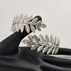 Metal Leaf Upper Arm Bracelet for Women Greek Roman Style Women's Armband Upper Arm Cuff Gold Color Jewelry Gift