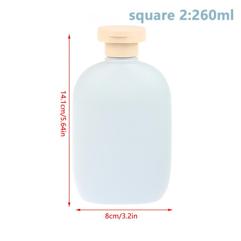 100Ml-500Ml Avocado Green Plastic Shampoo Shower Gel Foaming Soap Dispensers Refillable Bottles Flip Lotion Bottles