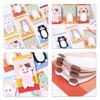 Cartoon Shape Design Stick Note Selves Stick Write Pad Reusable for School Office Journaling Multipurpose Paper Notepads