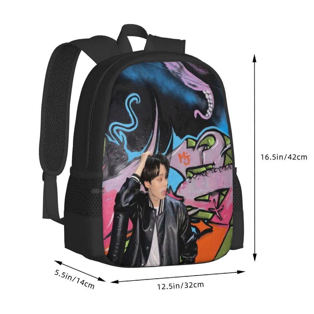 Hwanwoong 032422 3d Print Design Backpack Student Bag Kpop Oneus ? ? ? Hwanwoong ? ? ?