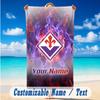 Beach Towel Custom Name Text, Quick Dry Large Towel For Beach HomeFiorentina FC