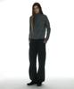 PARTIMENTO WOMEN Drawstring Rounding Slacks_Charcoal