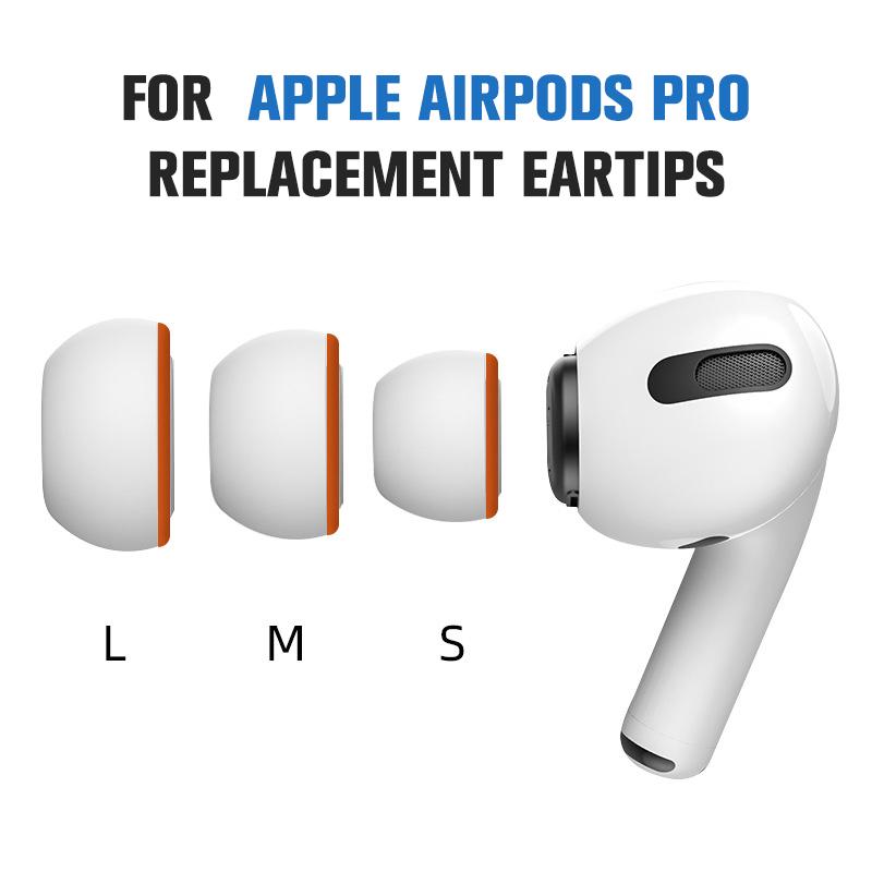 

1Пара Наушники-вкладыши для Apple Airpods Pro Замена вкладышей Памяти Пена Наконечники