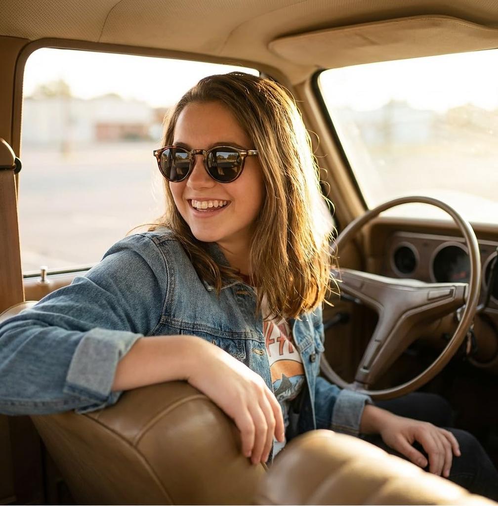 Polarized UV400 Retro Suitable for and Sports [REONAS] Boston-style Sunglasses, Protection, Ultra-lightweight, Style, Unisex, Driving, Fishing,