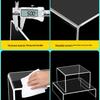 Acrylic Trapezoidal Display Stand for Small Ornaments and Figurines
