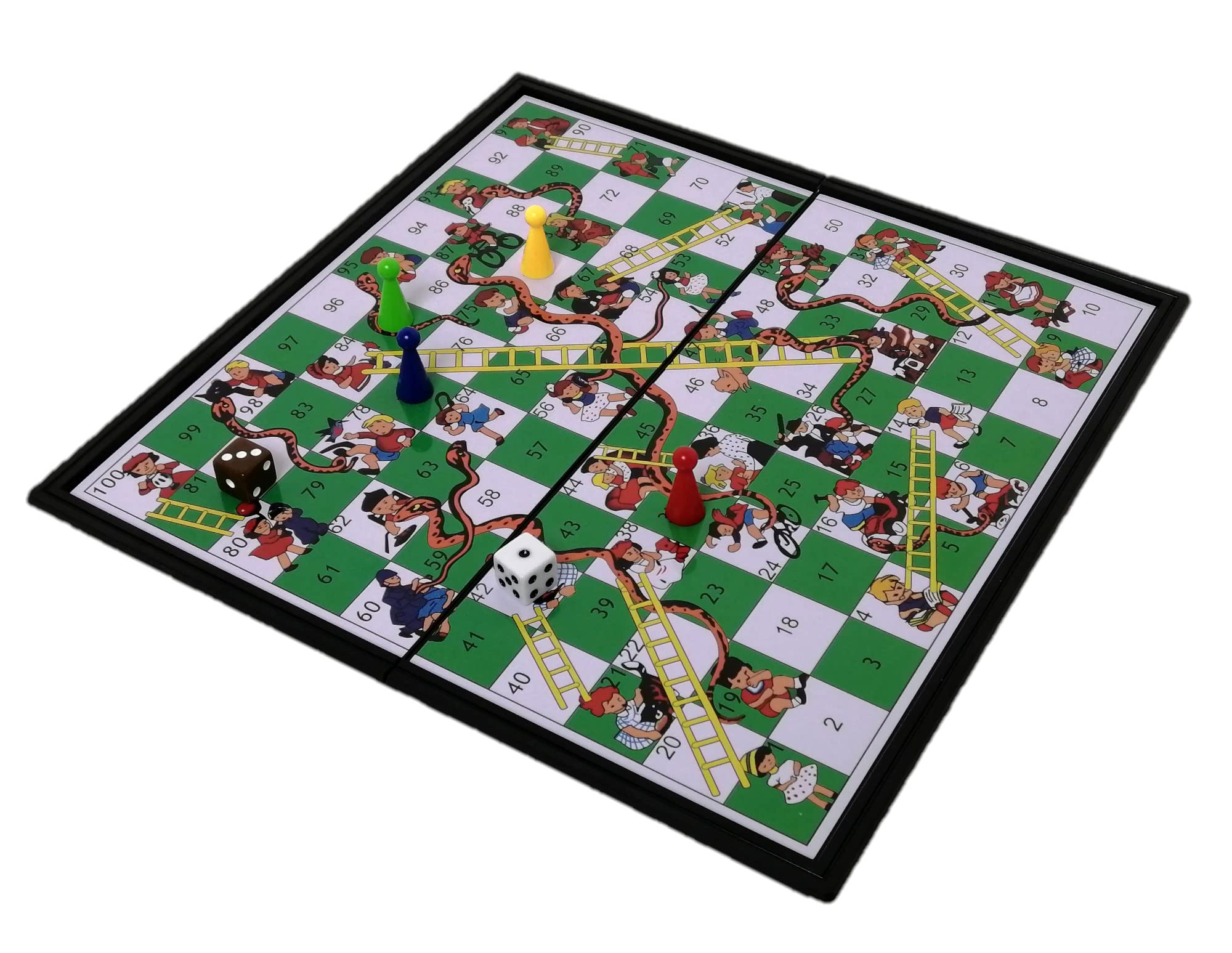 

Snakes and Ladders Puzzle Board Snakes and Ladders Mobile Travel Family Players Game, Mini-Game, Game, Magnetic, Game, 2-4