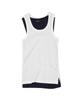 AAKAM 2-Piece Layered Sleeveless (White)