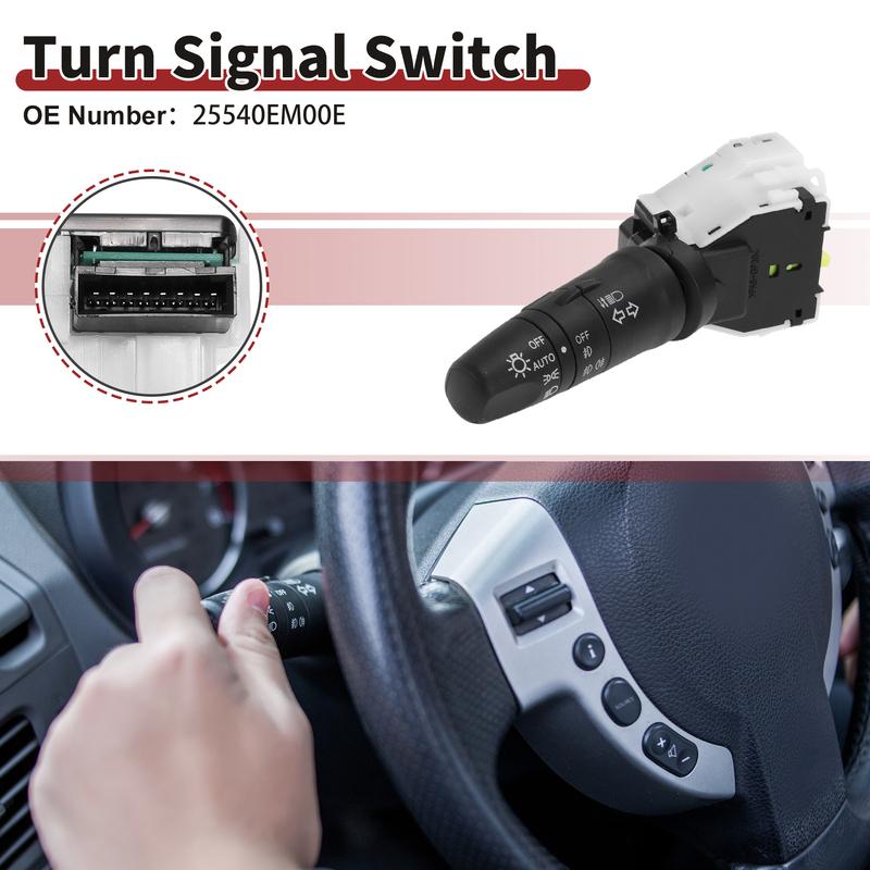 X Autohaux No.25540-EM00E/25540EM00E Turn Signal Switch for Nissan Frontier 2007-