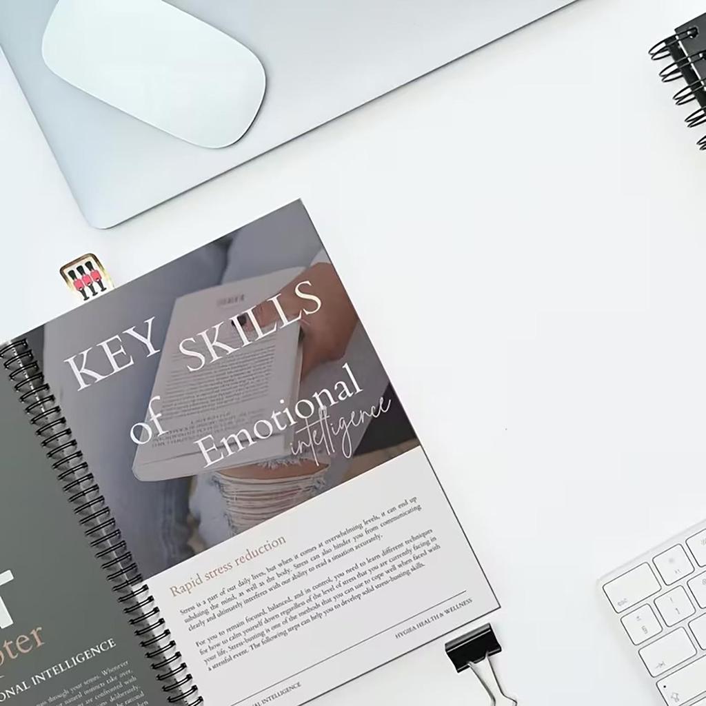 A5 Emotional Intelligence Spiral Notebook - Emotion Management Planner