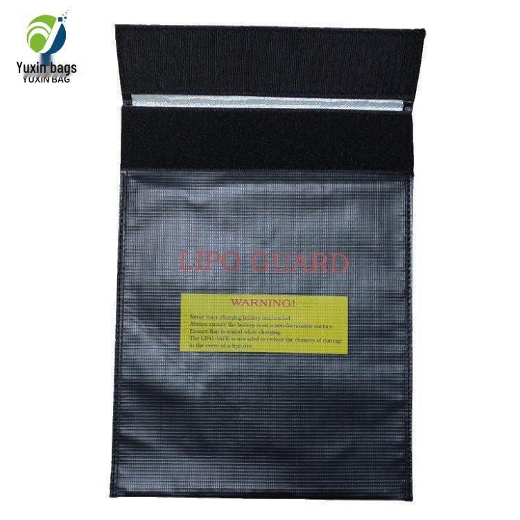 Fireproof & Flame-Retardant Lithium Battery Safety Bag - Explosion-Proof, Three-Dimensional Fiberglass Storage