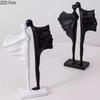 Abstract Couples Figures Statue Desk Decoration Lovers Character Resin Sculpture Modern Crafts Ornaments Room Aesthetics Decor