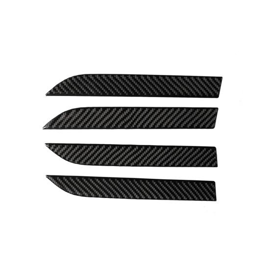 

4 шт./компл., защитная наклейка для дверной ручки автомобиля из углеродного волокна, декор для Tesla Model X