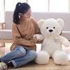 MIXUS Large Plush BearTeddy Bear Plush ToyExtra Large Plush ToyGiftCelebrationShop DecorationChildren's GiftBirthday Present (White, 120cm)