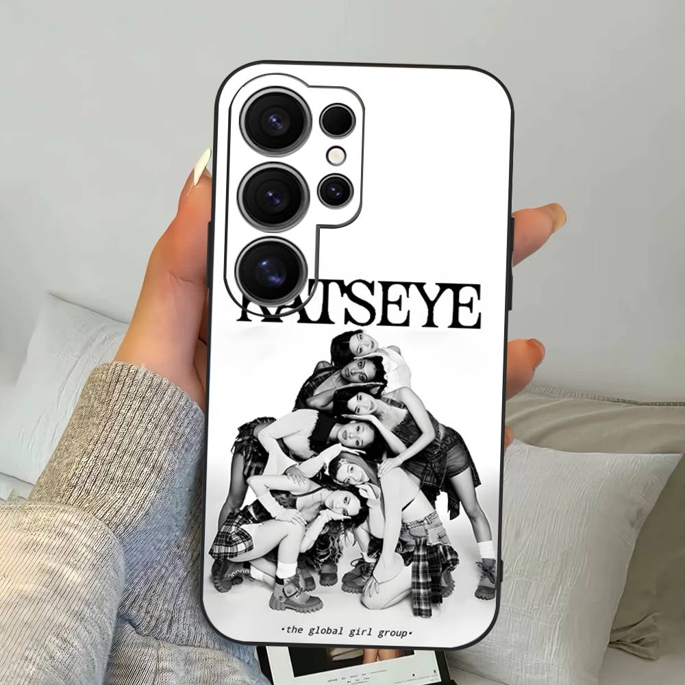 K-KATSEYE Music Phone Case For Samsung S 24 Fe 25 Ultra Plus 20 Lite 21 30 22 23 24 22 Ultra 5G Fundas