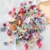100Pcs 4Cm Fake Silk Daisy Head Wedding Party Christmas Crafts Wreath Home Decoration Diy Candy Box Scrapbook Artificial Flowers