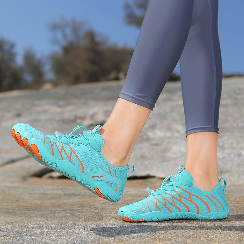 Quick Dry Beach Wading Sneakers Breathable Unisex Aquatic Sports Shoes Non-slip Water Shoes for Surfing Diving Canyoning