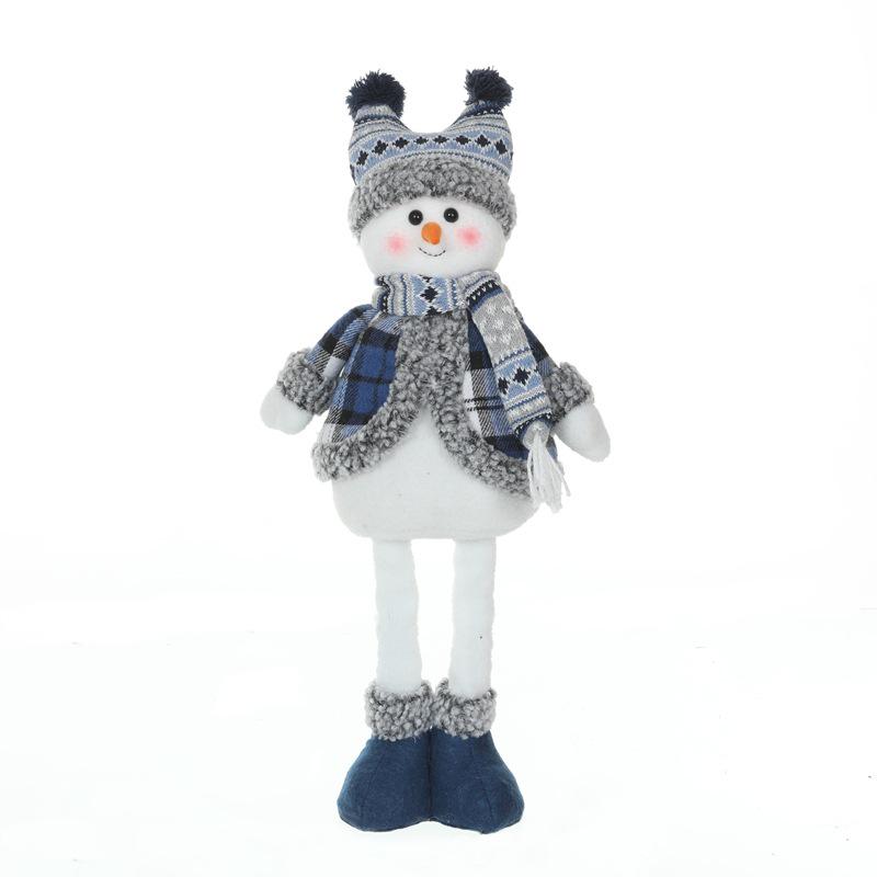 Mittelmeer Blau & Weiß Weihnachtsmütze Figuren Ornamente und Puppen