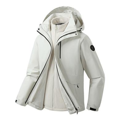Shock-up Jacket for Men and Women, Autumn and Winter New Windproof Waterproof Three-in-one Outdoor Couple Hiking Suit
