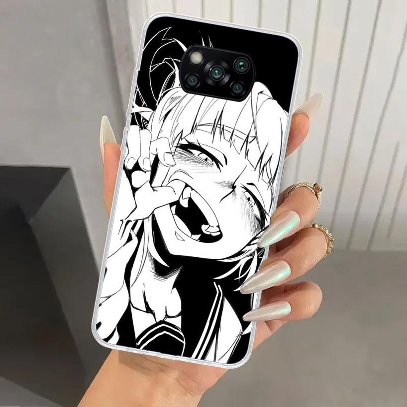Himiko Toga Waifu Anime MHA Phone Case for Xiaomi Poco X5 X6 X7 Pro F7 Ultra M7 Redmi 15 15C 13 13C 12 12C 10 10A 10C 9 9A 9C 9T