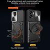 For Honor 90 Lite 5G Case with Slide Camera Cover Rotating Kickstand TPU+PC Phone Shell