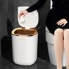 Smart Sensor Garbage Bin Kitchen Bathroom Toilet Trash Can Best Automatic Induction Waterproof with Lid 12L