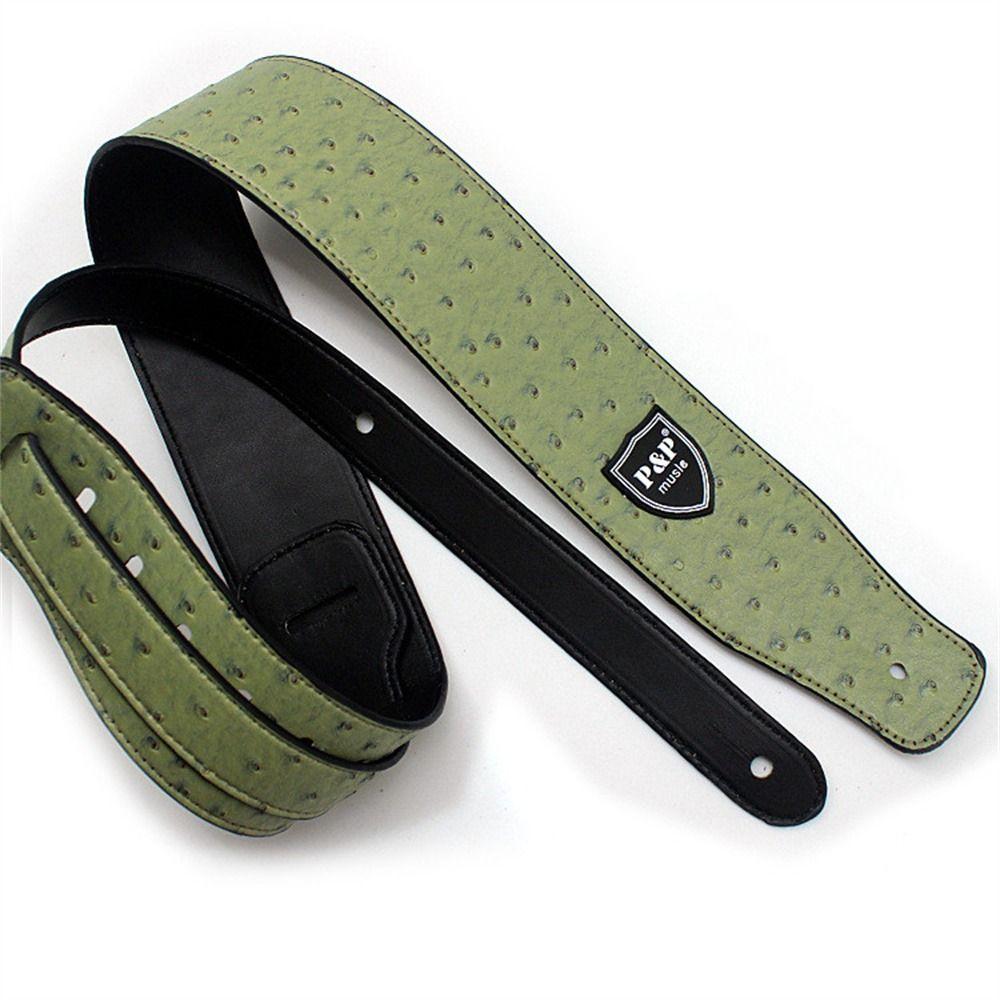 Adjustable Guitar Strap PU Leather Acoustic Guitar Strap Electric Guitar Strap  for Folk Guitar