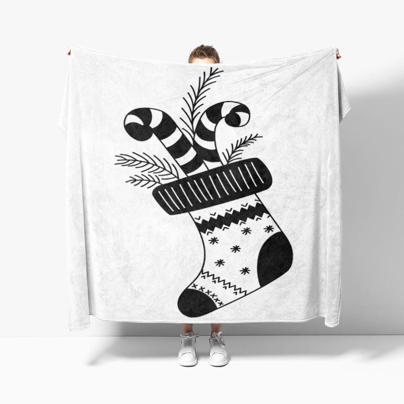 Wohndekoration Plüsch Überwurf Sofadecke Tagesdecke Bett flauschig weiche Decken Dekor Plaid Modern Halloween Frohe Weihnachten Winter