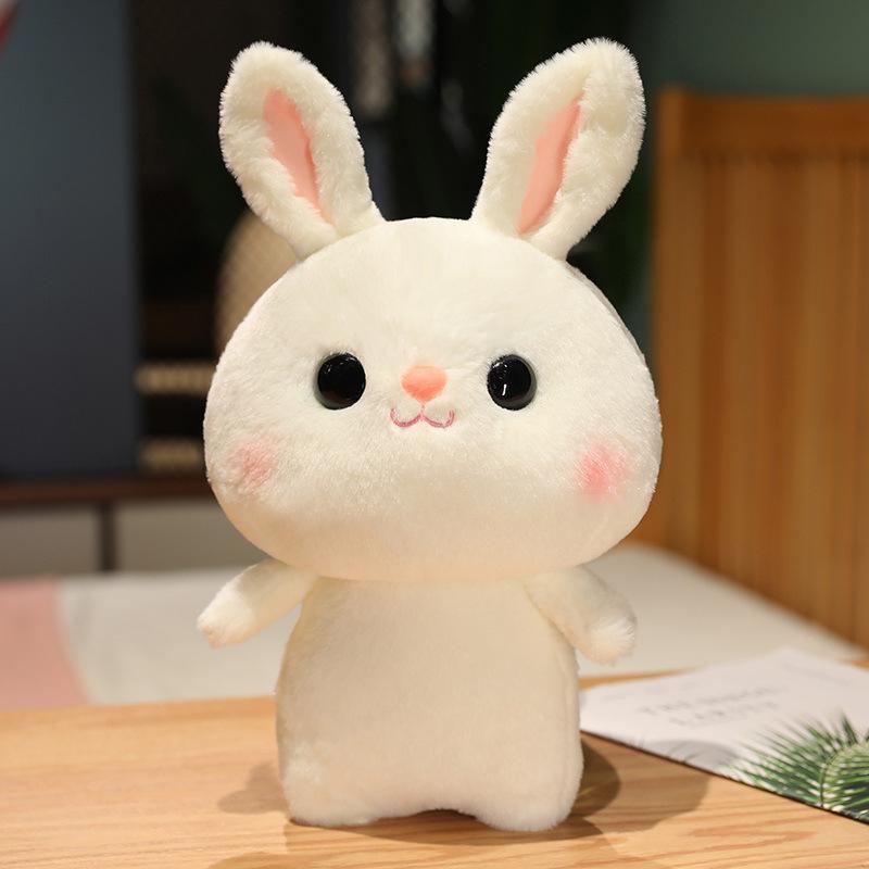 Rabbit Doll Drag Little Rabbit Creative Doll White Rabbit Plush Toy Gift for Girls