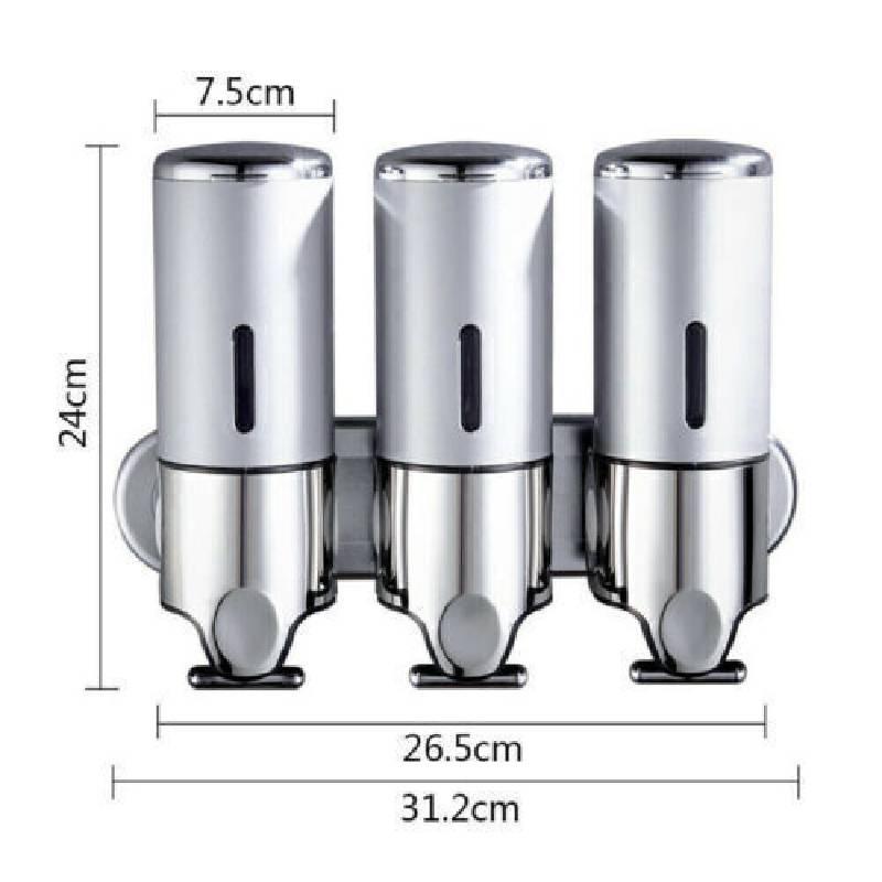 500ml Single Tube Soap Dispenser Abs Material Hotel Bathroom Soap Box Contemporary Design