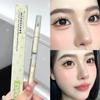 Pix Vierme de Mătase Culcat cu Cap Dublu Highlighter Perlat Mat Iluminare Conturare Umbră Pleoapă Inferioară Pix Eyeliner Machiaj